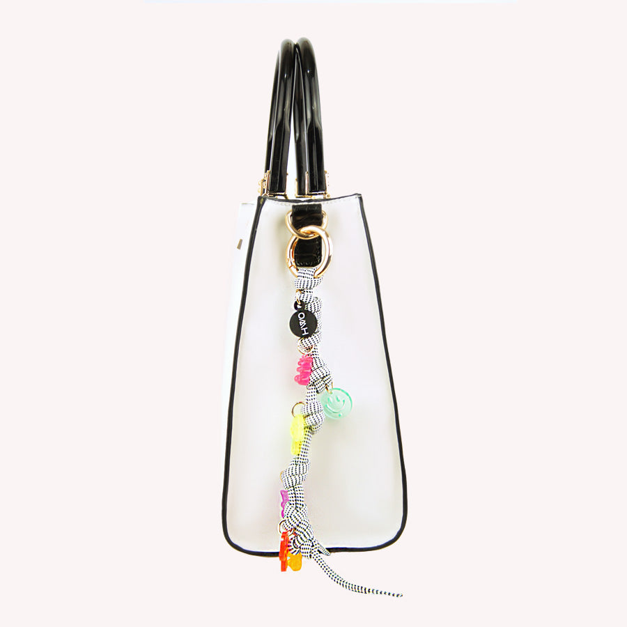 Charm nudos black multi
